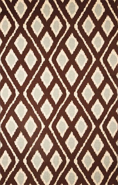 Ashley R330002 Abhay Series Medium Rug, Brown/Beige/Blue, 100% Nylon, Machine Made, Cotton Backing, Rug Pad Recommended, Imported, Spot Clean, Dimensions 0.14