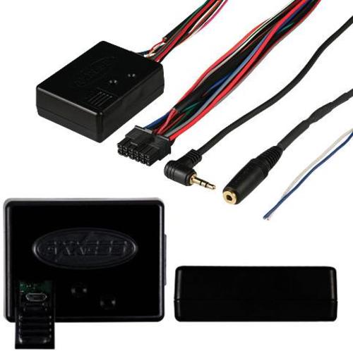 Axxess ASWC-1 Universal OEM Steering Wheel Control Interface for aftermarket radios; Manufactured by Metra Electronics; Updateable; Radio auto-detection; Steering Wheel auto-detection; The ASWC is a universal steering wheel control interface that can be used on most any vehicle with steering wheel controls; UPC 086429275472 (ASWC-1 AS-WC1 ASWC1)