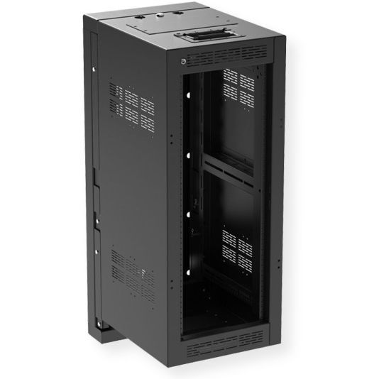 Atlas Sound WMA16-19-HR Half Rack; Wall mounted rack designed to accommodate mounting of half rack width components or vertical mounting of 19.00