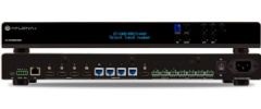 Atlona AT-UHD-PRO3-44M Model 4K/UHD Dual-Distance 4×4 HDMI to HDBaseT Matrix Switcher with PoE; Four HDMI inputs; Four HDBaseT outputs with 330 foot (100 meter) and 230 foot (70 meter) transmission of HDMI, power, and control; HDMI output with independently selectable mirror and matrix modes; 4K/UHD capability at 60 Hz with 4:2:0 chroma subsampling; HDCP 2.2 compliant; UPC 846352004606 (ATUHDPRO344M AT-UHDPRO344M ATUHD-PRO344M ATUHDPRO3-44M) 