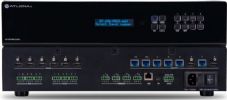 Atlona AT-UHD-PRO3-66M Model 4K/UHD Dual-Distance 6×6 HDMI to HDBaseT Matrix Switcher with PoE; Six HDMI inputs; Six HDBaseT outputs with 330 foot (100 meter) and 230 foot (70 meter) transmission of HDMI, power, and control; Two HDMI outputs with independently selectable mirror and matrix modes; 4K/UHD capability at 60 Hz with 4:2:0 chroma subsampling; UPC 846352004576 (ATUHDPRO366M ATUHDPRO3-66M AT-UHDPRO366M ATUHD-PRO366M AT-UHD-PRO3-66M AT UHD PRO3 66M) 