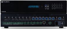 Atlona AT-UHD-PRO3-88M Model 4K UHD Dual Distance 8x8 HDMI to HDBaseT Matrix Switcher with PoE; Eight HDMI inputs; Eight HDBaseT outputs with 330 feet (100 meters) and 230 feet (70 meters) transmission of HDMI, power, and control; Two HDMI outputs with independently selectable mirror and matrix modes; 4K UHD capability at 60 Hz with 4:2:0 chroma subsampling; UPC 846352004583 (ATUHDPRO388M ATUHDPRO3-88M AT-UHDPRO388M ATUHD-PRO388M NETWORK CONNECTION DATA INTERNET) 