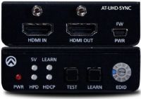 Atlona AT-UHD-SYNC Model 4K HDMI Emulator/Tester, 4K/UHD support, 5 volt / HPD emulation, EDID emulation, LED indicators, Signal regeneration, External power supply or USB-powered, Palm sized form factor reduces impact within confined spaces, UPC 846352004347, Weight 0.19 Lbs (ATUHDSYNC AT-UHDSYNC ATUHD-SYNC ATLONA AT-UHD-SYNC AT UHD SYNC) 