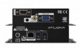 Atlona AT-VGA-RS300SRS HDMI Over HDBaseT Transmitter with Ethernet, RS-232, and IR; 6A (Universal) for both Transmitter and Receiver units, Dimensions (inch): 4; 8 x 3; 7 x 1 (receiver/transmitter are the same size), Net Weight each unit: 1; 2LB each, Gross Package Weight: 4 (ATVGARS300SRS AT-VGA-RS300SRS AT-VGA-RS300SRS) 
