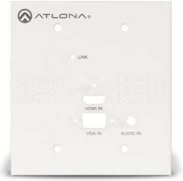 Atlona AT-HDVS-TX-WP-NB Blank Face Plate for HDVS Series Wall Plate Switchers, Designed for HDVS and HDVS-150 Series wall plate switchers, Provides alternative face plate for systems that dont require control at the switcher, Covers-up Display On/Off and Input Select buttons on the switcher, Eliminates the potential for operator confusion, UPC 846352004927, Weight 0.73 lbs (ATHDVSTXWPNB AT-HDVS-TX-WP-NB ATLONA AT HDVS TX WP NB)