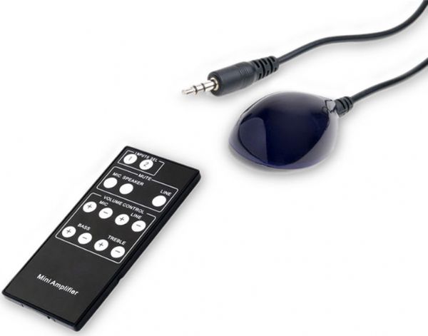 Atlona AT-PA1-IR-G2 IR Remote Control for AT-PA100-G2, Black Color; Popular functions, such as inputs channel select, Mute, Mic Control; Volume and EQ volume adjustments; Weight 0.5 lbs; UPC 846352004033 (ATLONA-ATPA1IRG2 ATLONA-AT-PA1-IR-G2 ATLONA AT PA1 IR G2 ATLONA ATPA1IRG2)
