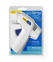 Ad Tech AT0440 Lo Temp Mini Glue Gun; The mini glue gun is the perfect size for craft and home decor projects requiring less glue volume - great for quick fixes and light duty use; The 10-watt mini guns use .28" diameter mini glue sticks and includes a built-in stand and 5' cord; Shipping Weight 0.4 lb; Shipping Dimensions 6.56 x 5.06 x 2.00 in; UPC 026438544800 (ADTECHAT0440 ADTECH-AT0440 LO-TEMP-AT0440 TOOL GLUE HOME) 