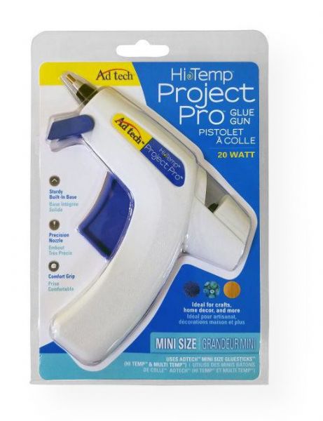 Ad Tech AT0442 Ultimate Mini High Temp Glue Gun; This mid-size gun is the next step up from the mini glue gun and performs a wide variety of jobs; Features the added flexibility of accommodating both 4