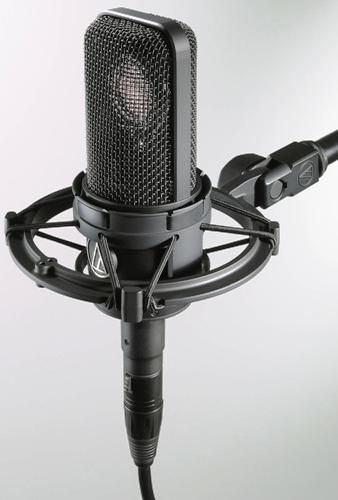 Audio-Technica AT4040 Cardioid Condenser Microphone, Switchable 80 Hz hi-pass filter and 10 dB pad, Frequency Response 20-20000 Hz, Low Frequency Roll-Off 80 Hz, 12 dB/octave, Open Circuite Sensitivity -32 dB (25.1 mV) re 1V at 1 Pa, Impedance 100 ohms, Noise 12 dB SPL, Externally polarized (DC bias) true condenser design (AT-4040 AT 4040)