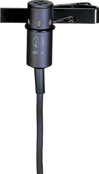 Audio-Technica AT831CT5 Cardiod Lavalier Condenser Microphone with TA5F Connector, Condenser Type, Cardioid Polar Pattern, 40 Hz - 20 kHz Frequency Response, 112 dB, 1 kHz at Maximum Typical SPL Dynamic Range, 65 dB, 1 kHz at 1 Pa Signal-to-Noise Ratio, 141 dB SPL, 1 kHz at 1% T.H.D. Maximum Input Sound Level (AT831CT5 AT-831CT5 AT 831CT5 AT831-CT5 AT831 CT5)