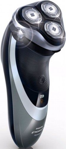 Philips Norelco AT875 SmartPivot PowerTouch Wet and Dry Electric Razor with Aquatec Wet and Dry and Pop-up Trimmer, Up to 50 shaving minutes, 1 hour charge, Patented Super Lift & Cut blade raise hairs to cut closer, Effectively shave long hairs & short stubble, Heads Pivot and Flex to follow every curve for comfort, UPC 075020032348 (AT-875 AT 875)