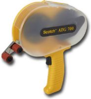 Scotch ATG700 ATG, Adhesive Applicator; The easy way to apply Scotch adhesive transfer tape precisely where needed; Especially effective in double matting for adhering the mats and replacing the fallout; Fast, convenient, one-handed trigger operation; Covered gears minimize applicator jams; UPC 051131065055 (SCOTCHATG700 SCOTCH ATG700 ATG 700 SCOTCH-ATG700 ATG-700) 