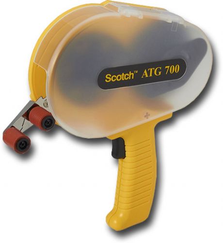 Scotch ATG700 ATG, Adhesive Applicator; The easy way to apply Scotch adhesive transfer tape precisely where needed; Especially effective in double matting for adhering the mats and replacing the fallout; Fast, convenient, one-handed trigger operation; Covered gears minimize applicator jams; UPC 051131065055 (SCOTCHATG700 SCOTCH ATG700 ATG 700 SCOTCH-ATG700 ATG-700)