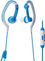 Audio Technica ATH-CKP200iSBL SonicSport In-ear Headphones for Smartphones - Blue; Ideal for active use, jogging, sports; Top-tier sound quality from pro audio leaders; Asymmetrical cable design keeps cable out of the way and helps prevent tangles; Type: Dynamic; Driver Diameter: 8.5 mm; Frequency Response: 20 - 23000 Hz; Maximum Input Power: 200 mW; Sensitivity: 100 dB/mW; Impedance: 16 ohms; Weight: 9 g; UPC 4961310125257 (ATHCKP200iSBL ATH-CKP200iSBL ATH-CKP200iS BL) 