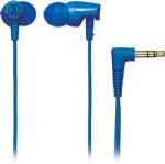 Audio Technica ATH-CLR100BL Clear In-Ear Headphones - Blue; Crystal-clear sound and excellent detail resolution; Easy-traveling audio performance with cord-wrap included; Comfortable long-wearing design; In-ear (canal-style) headphones; Type: Dynamic; Driver Diameter: 8.5 mm; Frequency Response: 20 - 25000 Hz; Maximum Input Power: 20 mW; Sensitivity: 103 dB; Impedance: 16 ohms; Weight: 3.4 g; Cable: 1.2 m Y-type; UPC 4961310119393 (ATHCLR100BL ATH-CLR100BL ATH-CLR100 BL) 