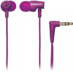 Audio Technica ATH-CLR100PL Clear In-Ear Headphones - Purple; Crystal-clear sound and excellent detail resolution; Easy-traveling audio performance with cord-wrap included; Comfortable long-wearing design; In-ear (canal-style) headphones; Type: Dynamic; Driver Diameter: 8.5 mm; Frequency Response: 20 - 25000 Hz; Maximum Input Power: 20 mW; Sensitivity: 103 dB; Impedance: 16 ohms; Weight: 3.4 g; Cable: 1.2 m Y-type; UPC 4961310119409 (ATHCLR100PL ATH-CLR100PL ATH-CLR100 PL) 
