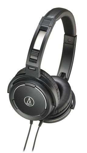 Audio Technica ATH-WS55BK Solid Bass Over-Ear Headphones; Solid Bass Over-Ear Headphones; Solid Bass System with new double air chamber reproduces richer and deeper bass; Acoustically sealed oval earpads help prevent sound leakage; Smooth, easily adjustable headband slider ensures a comfortable fit; 40 mm drivers reproduce powerful sound; Type: Closed-back Dynamic; Driver Diameter: 40 mm; Frequency Response: 10 - 24000 Hz; UPC 4961310118235 (ATHWS55 ATH-WS55  ATH-WS55 )