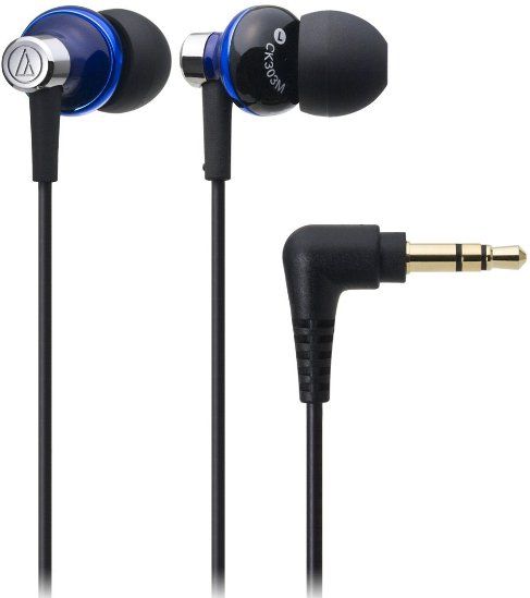 Audio Technica ATH-CK303MBL Sound Isolation In-Ear Headphones, In-ear ear-bud Headphones Form Factor, Dynamic Headphones Technology, Wired Connectivity Technology, Stereo Sound Output Mode, 20 - 20000 Hz Frequency Response, 100 dB/mW Sensitivity, 16 Ohm Impedance, 0.3 in Diaphragm, 1 x headphones - mini-phone stereo 3.5 mm, UPC 042005171682 (ATHCK303MBL ATH-CK303MBL ATH CK303MBL ATHCK303M ATH-CK303M ATH CK303M)
