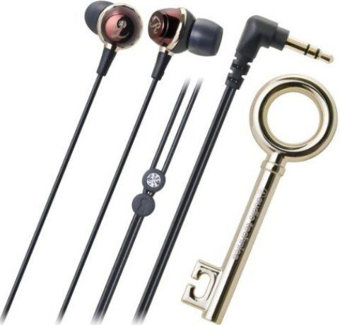 Audio Technica ATH-CKF500BW In-Ear Headphones, Dynamic Headphones Technology, Wired Connectivity Technology, Stereo Sound Output Mode, 16 - 23000 Hz Frequency Response, 102 dB/mW Sensitivity, 16 Ohm Impedance, 0.3 in Diaphragm, 1 x headphones - mini-phone stereo 3.5 mm Connector Type, Brown Finish, UPC 042005169863 (ATHCKF500BW ATH-CKF500BW ATH CKF500BW ATHCKF500 ATH-CKF500 ATH CKF500)