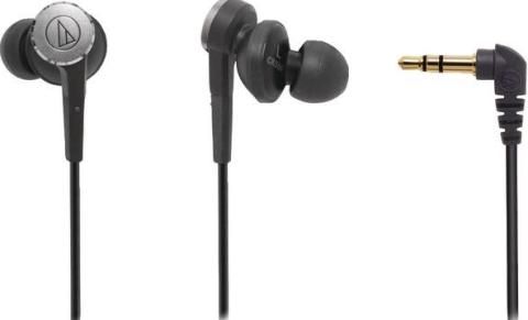 Audio Technica ATH-CKS50BK Headphones - In-ear ear-bud, In-ear ear-bud Headphones Form Factor, Wired Connectivity Technology, 5 - 24000 Hz Frequency Response, 104 dB/mW Sensitivity, 16 Ohm Impedance, 0.5 in Diaphragm, 1 x headphones - mini-phone stereo 3.5 mm Connector Type, UPC 042005170692 (ATHCKS50BK ATH-CKS50BK ATH CKS50BK ATHCKS50 ATH-CKS50 ATH CKS50)