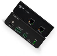 Atlona AT-HDRX-RSNET HDMI Over HDBaseT Receiver with Ethernet, RS-232, and IR; Supports HDCP 2.2; Uses easy-to-integrate category cable for low-cost, reliable system installation; Receives 4K/UHD video, audio, 100BaseT Ethernet, power, and control through a single cable; Eliminates multiple cable runs between source, control system, and display; Colorspace: YCbCr, RGB; Chroma Subsampling: 4:4:4, 4:2:2, 4:2:0; Color depth: 8-bit, 10-bit, 12-bit (ATHDRXRSNET AT-HDRX-RSNET AT-HDRX-RSNET) 