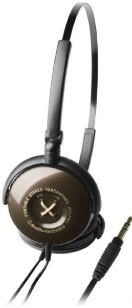 Audio Technica ATH-FW3BW Headphones - Ear-cup, Dynamic Headphones Technology, Wired Connectivity Technology, Stereo Sound Output Mode, 15 - 22000 Hz Frequency Response, 100 dB/mW Sensitivity, 32 Ohm Impedance, 1.2 in Diaphragm, 1 x headphones - mini-phone stereo 3.5 mm, 1 x headphones cable - integrated - 3.3 ft, UPC 042005169948 (ATHFW3BW ATH-FW3BW ATH FW3BW)