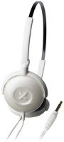Audio Technica ATH-FW3WH Headphones, Ear-cup Headphones Form Factor, Dynamic Headphones Technology, Wired Connectivity Technology, Stereo Sound Output Mode, 15 - 22000 Hz Frequency Response, 100 dB/mW Sensitivity, 32 Ohm Impedance, 1.2 in Diaphragm, 1 x headphones - mini-phone stereo 3.5 mm Connector Type, UPC 042005169962 (ATHFW3WH ATH-FW3WH ATH FW3WH ATHFW3 ATH-FW3 ATH FW3) 