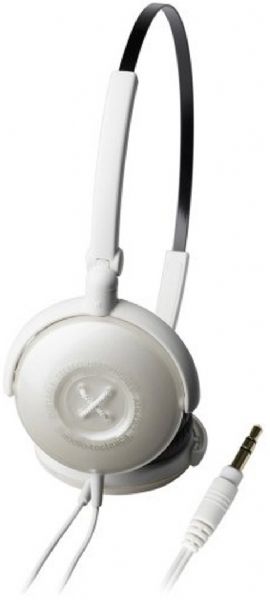 Audio Technica ATH-FW3WH Headphones, Ear-cup Headphones Form Factor, Dynamic Headphones Technology, Wired Connectivity Technology, Stereo Sound Output Mode, 15 - 22000 Hz Frequency Response, 100 dB/mW Sensitivity, 32 Ohm Impedance, 1.2 in Diaphragm, 1 x headphones - mini-phone stereo 3.5 mm Connector Type, UPC 042005169962 (ATHFW3WH ATH-FW3WH ATH FW3WH ATHFW3 ATH-FW3 ATH FW3)