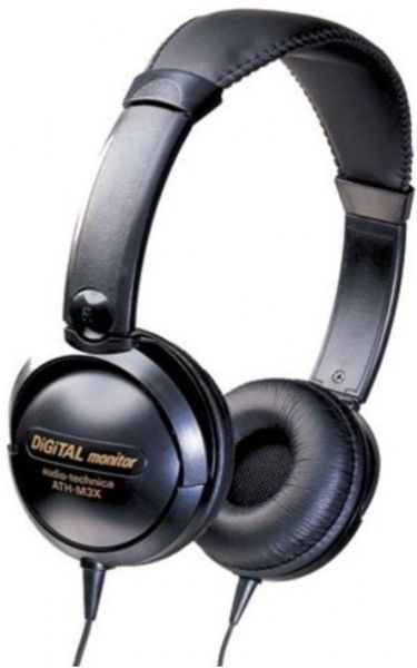 Audio-Technica ATH-M3X Supra-Aural Closed-Back Stereo Headphone, Wired Connectivity Technology, 8.9ft Operating Distance, 32 Ohm Impedance, 20Hz Minimum Frequency Response, 21kHz Maximum Frequency Response, Dynamic Earpiece Technology, Over-the-head Earpiece Design, Binaural Earpiece, Leatherette ear pads Ear Cushion, UPC 042005200306 (ATH-M3X ATH M3X ATHM3X)