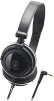 Audio Technica ATH-SJ11BK Headphones - Ear-cup, Ear-cup Headphones Form Factor, Dynamic Headphones Technology, Wired Connectivity Technology, Stereo Sound Output Mode, 15 - 22000 Hz Frequency Response, 104 dB/mW Sensitivity, 32 Ohm Impedance, 1.4 in Diaphragm, 1 x headphones - mini-phone stereo 3.5 mm, UPC 042005170012 (ATHSJ11BK ATH-SJ11BK ATH SJ11BK ATHSJ11 ATH-SJ11 ATH SJ11) 