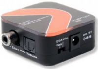Atlona AT-AD2 Optical/Digital Coaxial 2-Way Converter; Compact size; Supports two-way conversion, Digital Coaxial to Toslink or Toslink to Coaxial; Supports audio input from 2 channels up to 5.1 channels; Select one input from Coaxial or Toslink input ports, and send S/PDIF audio signal to both Coaxial and Toslink output ports simultaneously; Dimensions 1.6"W x 1.5"D x 0.8"H; Weight 0.4 lbs; UPC 878248006883 (ATLONAATAD2 ATLONA-ATAD2 ATLONA ATAD2 ATLONA-AT-AD2 ATLONA AT AD2) 