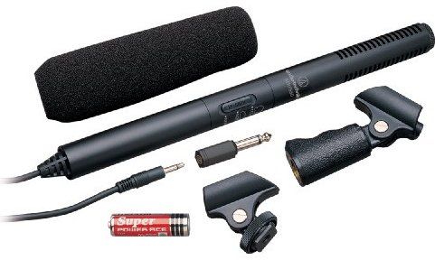 Audio-Technica ATR6550 Condenser Shotgun Microphone, Designed especially for use with video cameras, 2-range settings: normal and tele, 3.5mm connector plugs into video camera, Crisp and intelligible pickup, Designed especially for use with video cameras, 3.5mm connector plugs into your video camera, 70Hz-18kHz Frequency Response, UPC 042005157105 (ATR-6550 ATR 6550 ATR6550)