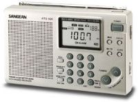 Sangean ATS-404 Receiver, AM/FM 14 Band Digital World Band, Tone control, Continuous tuning through all bands, Auto memory preset system, Auto memory scan, Human wake system, Illuminated display, Auto/manual search, Dual time display /12/24 hour, Adjustable sleep timer, Snooze control, 45 memory presets, 12.30 oz Weight, UPC 729288014041 (ATS 404 ATS404 ATS-404) 