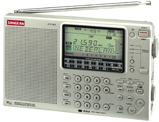 Sangean ATS-909 All Band Digital Shortwave World Band Receiver, AM/FM Stereo/SW, 5 tuning methods, 3 individual timers, 42 world city times built-in, 261 worlds favorite stations already programmed, Daylight savings time switch, Illuminated LCD display, 42 world city times built-in, Alarm by radio or buzzer (ATS 909 ATS909)
