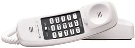 AT&T 93020 model 210 Trimline Telephone with illuminated keypad, White (ATT120 ATT 210 ATT-210 ATT-93020 ATT93020 ATT210-WH)