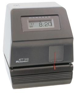 Acroprint ATT310 Totalizing Time Recorder, Prints month & day in six languages, Large digital display, Designed for wall or table mounting, Automatic Daylight Savings Time Adjustment  (ATT  310    ATT-310)
