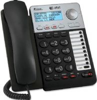 AT&T ATT-80-8143-00 model ML17929 Two-Line Corded Speakerphone, 2-Line Operation, Dial and receive calls on two different phone lines, Speakerphone, Line Status Indicator, Ringer Volume Control, 2.5mm Headset jack, RoHS Compliant, Last 5 Number Redial, Program up to 100 names in Phonebook, 99 Caller ID Memory, Stores up to 18 phone numbers for easy dialing, UPC 650530023057 (ATT80814300 ATT-80-8143-00 ATT 80 8143 00 ML17929 ML-17929 ML17929) 