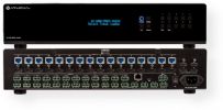 Atlona AT-UHD-PRO3-1616M Model 4K/UHD Dual-Distance 16×16 HDMI to HDBaseT Matrix Switcher with PoE; 16 HDMI inputs; 16 HDBaseT outputs with 330 foot (100 meter) and 230 foot (70 meter) transmission of HDMI, power, and control; Four HDMI outputs with independently selectable mirror and matrix modes; 4K/UHD capability at 60 Hz with 4:2:0 chroma subsampling; HDCP 2.2 compliant; UPC 846352004590 (ATUHDPRO31616M AT UHD PRO3 1616M AT-UHDPRO31616M ATUHDPRO3-1616M AT-UHD-PRO3-1616M) 