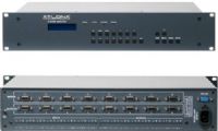 Atlona AT-VGA0808 Professional 8x8 VGA Matrix Switch, High Resolution Support up to 1900x1200 or even higher, Power-Fail Protection, allows switcher to restore previous settings, LCD display, shows all programmed commands and switcher responses, Standard 19'' Rack Mount Size - 2U, UPC 878248009532 (ATVGA0808 AT VGA0808 AT-VGA-0808 ATVGA-0808) 