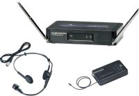 Audio-Technica ATW-251/HT8 UniPak Headworn Microphone System; Includes ATW-R250 Receiver, ATW-T201 Transmitter and PRO 8HEcW Headworn Microphone; Operating Frequency T8 171.905MHz; Maximum Deviation +/-15 kHz; Operating Range 200'; Frequency Response 80 Hz to 13 kHz (ATW251HT8 ATW251/HT8 ATW-251-HT8 ATW-251 HT8 ATW-251/H ATW-251HT8) 