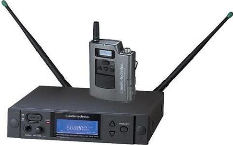 Audio-Technica ATW-4110AC Wireless Body-Pack System, Band C: 541.500 to 566.375MHz, AEW-R4100 Receiver, AEW-T1000a UniPak Transmitter, 996 Selectable UHF Channels, IntelliScan Feature, True Diversity Reception, 10mW & 35mW Output Power, Link and coordinate multiple receiver channels, High-visibility white-on-blue LCD information display, Backlit LCD displays on transmitters (ATW-4110AC ATW4110AC ATW 4110AC ATW4110-AC ATW4110 AC)