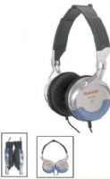 Audiology AU-505 Transformer Headphone, Volume control on cord, Earcups Swivel & Pivot, Big Bass Sound, Lightweight Construction (AU505, AU 505) 