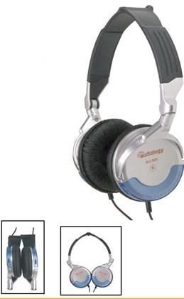 Audiology AU-505 Transformer Headphone, Volume control on cord, Earcups Swivel & Pivot, Big Bass Sound, Lightweight Construction (AU505, AU 505)