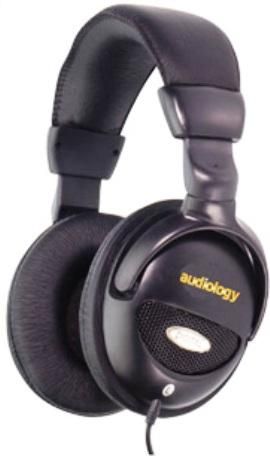 Audiology AU-646 Brooklyn Headphone, Built-In Bass Amplifier, Volume Control on Cord, Wide Headband for Confortable Fit, Super Soft Cushion Earcups (AU646 AU 646)