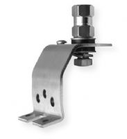 Accessories Unlimited Model AUC11 Low Profile Stainless Steel Fender or Underhood Antenna Bracket for Shallow Groove Mounting in Compact Vehicles; Antenna Bracket; For Steel Fenders and Underhoods; Mounting in Compact Vehicles; UPC 722900000071 (LOW PROFILE ANTENNA BRACKET SHALLOW MOUNTING COMPACT VEHICLES ACCESSORIES UNLIMITED-AU C11 AU-C11 AUC11) 