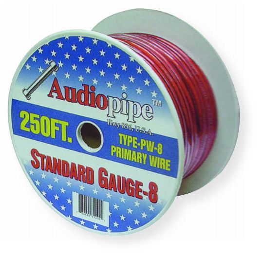 Audiopipe Model PW8250-B 250' 4 Gauge Oxygen Free Power Cable (Black); 250 Foot Electric Cable; 4 Gauge; UPC 784644612002 (250' SPOOL 4 GAUGE CABLE BLACK WIRE AUDIOPIPE-PW8250-B AUDIOPIPEPW8250-B AUDIOPW8250B)