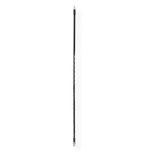 Accessories Unlimited Model AUFLEX2-B 2' Superflex CB Antenna (Black); Standard 3/8 x 24 threaded ferrule for industry compatibility with all CB mounts; 11 meter, 27 MHz CB radio frequencies; N.O.A.A. weather channel reception with capable radio; UPC 722900001320 (2 FOOT 3/8