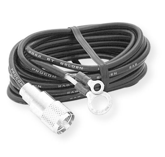 Accessories Unlimited Model AUPL12 12 Foot RG58AU Coax Cable with Soldered PL259 and Lugs; UPC 722900000293 (12 FOOT RG58AU COAXIAL CABLE SOLDERED PL259 LUGS UNLIMITED-AUPL-12 AUPL-12 AUPL12)