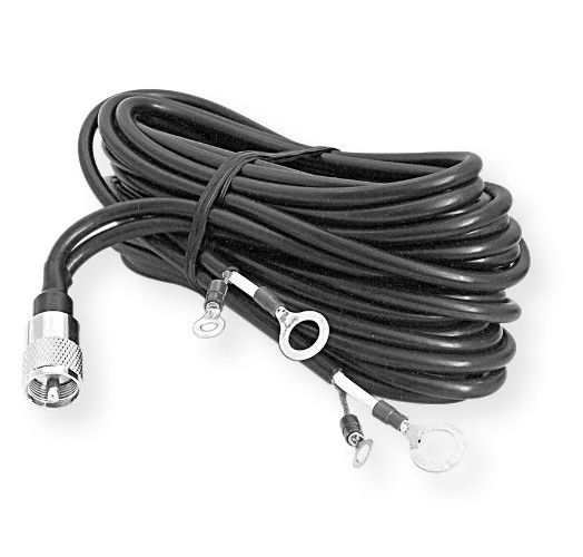 Accessories Unlimited Model AUPLL18 18 Foot Dual Lead RG59U Coaxial Cable with One Soldered PL259 and Lug Terminals on Two Ends; UPC 722900000125 (18 FOOT DUAL LEAD RG59U COAX SOLDERED PL259 LUG TERMINALS TWO ENDS ACCESSORIES UNLIMITED-AUPLL-18 AUPLL-18 AUPLL18)