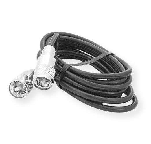 Accessories Unlimited Model AUPP12 12 Foot RG58AU Coaxial Cable with Soldered PL259 Connectors on each end; UPC 722900000309 (12 FOOT RG58AU COAXIAL SOLDERED PL259 EACH END ACCESSORIES UNLIMITED-AUPP-12 AUPP-12 AUPP12)